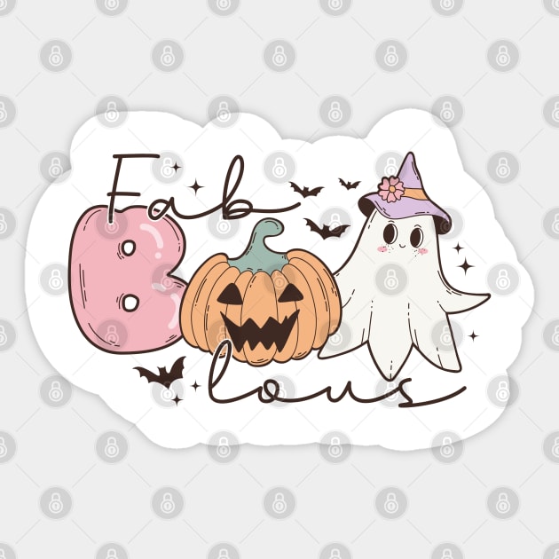 Halloween -Fab Boo Lous Sticker by SweetDreamZ